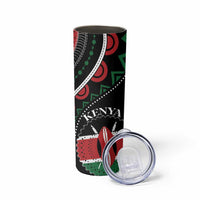 Personalized Kenya Skinny Tumbler Harambee African Pattern - Wonder Print Shop
