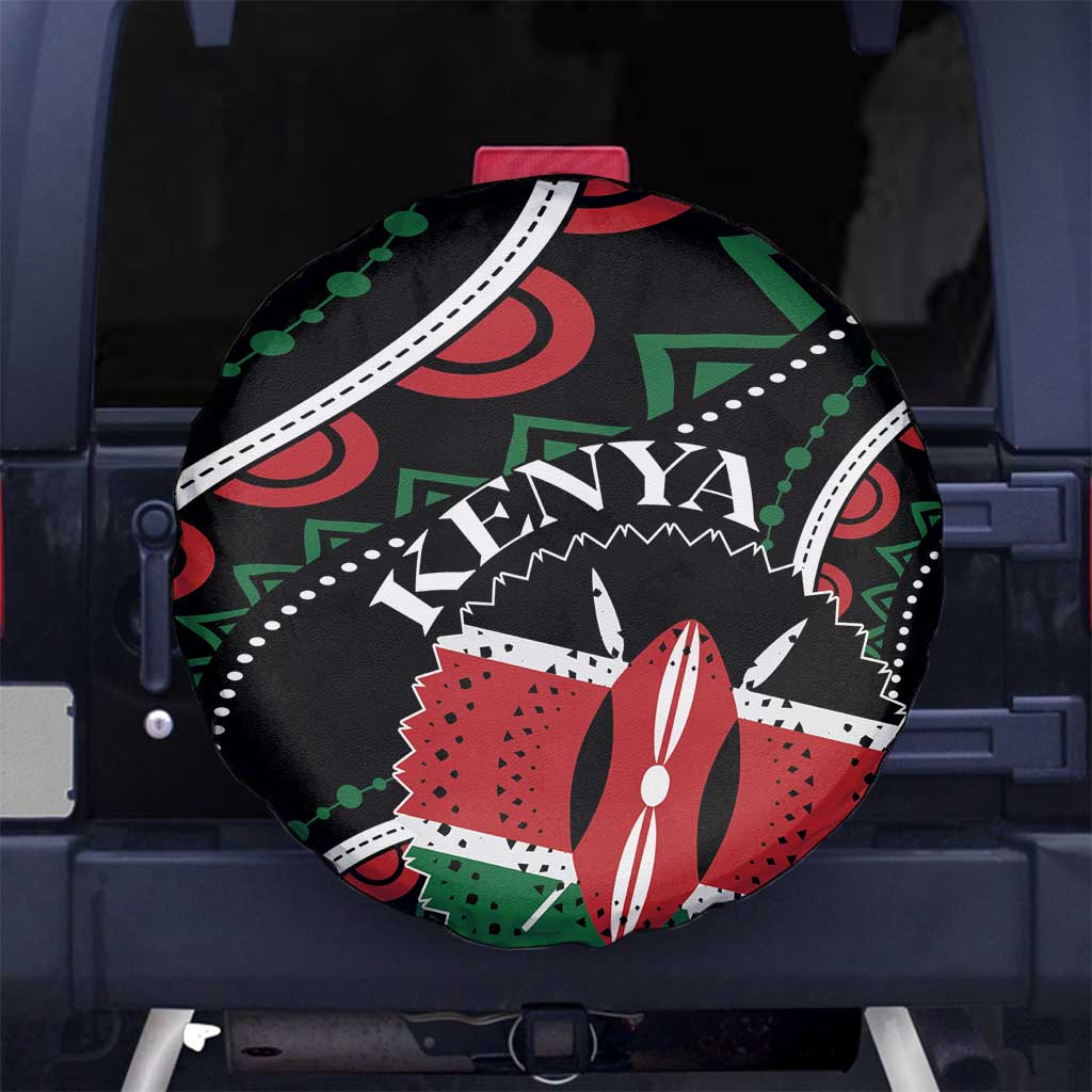 Kenya Spare Tire Cover Harambee African Pattern - Wonder Print Shop