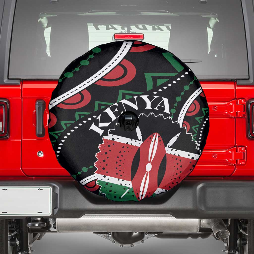 Kenya Spare Tire Cover Harambee African Pattern - Wonder Print Shop