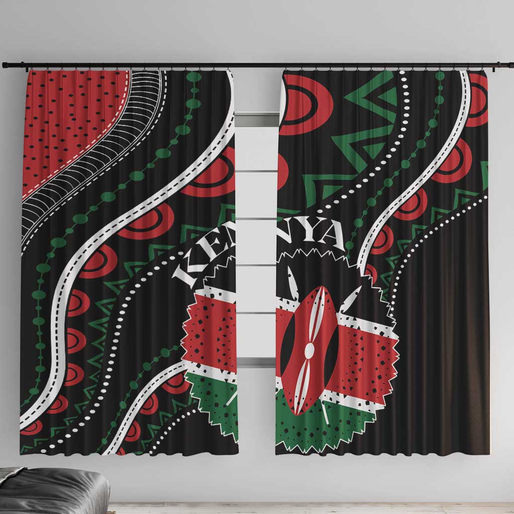 Kenya Window Curtain Harambee African Pattern - Wonder Print Shop