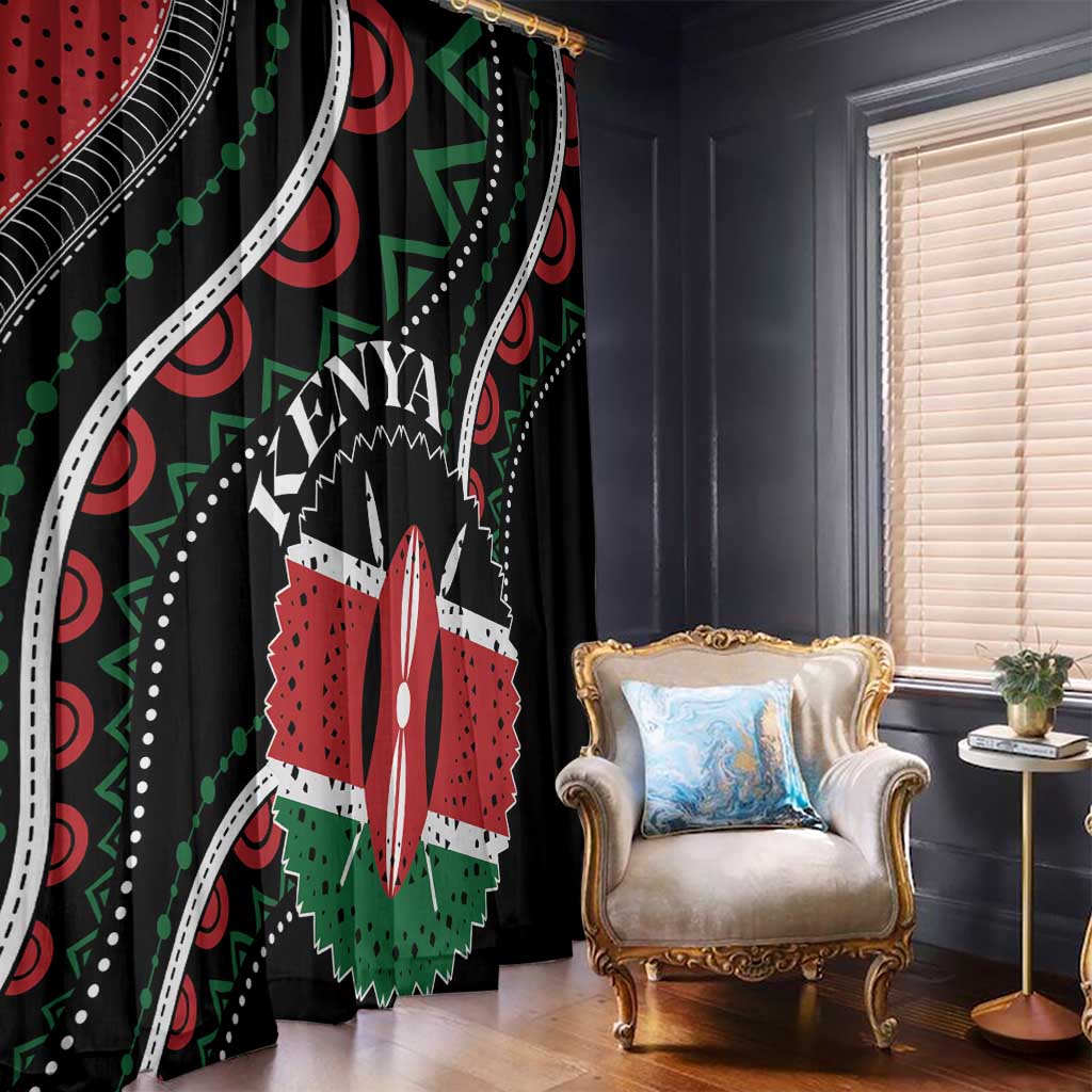 Kenya Window Curtain Harambee African Pattern - Wonder Print Shop