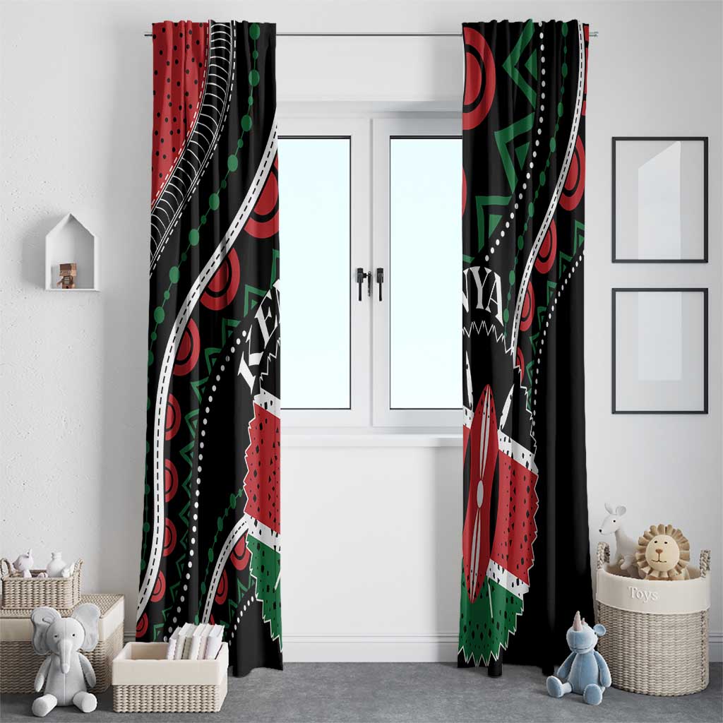 Kenya Window Curtain Harambee African Pattern - Wonder Print Shop