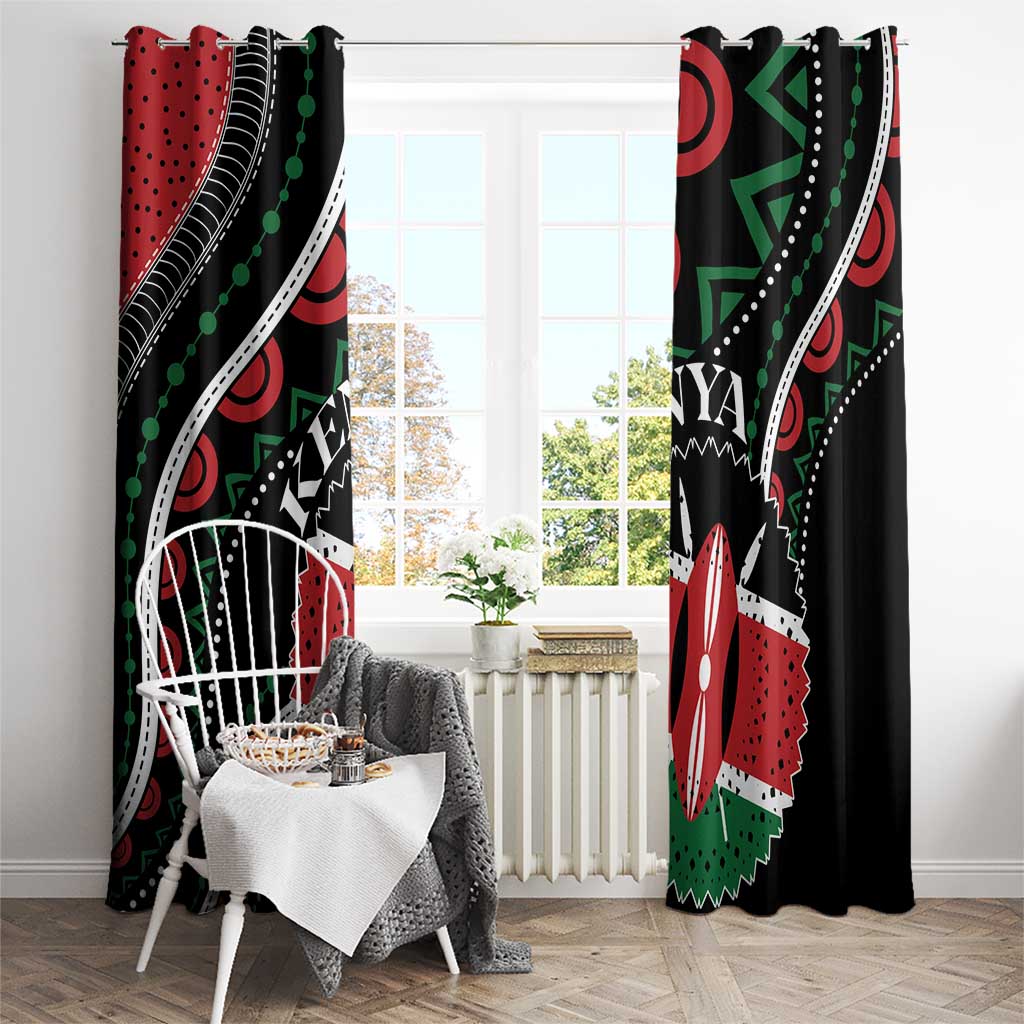 Kenya Window Curtain Harambee African Pattern - Wonder Print Shop