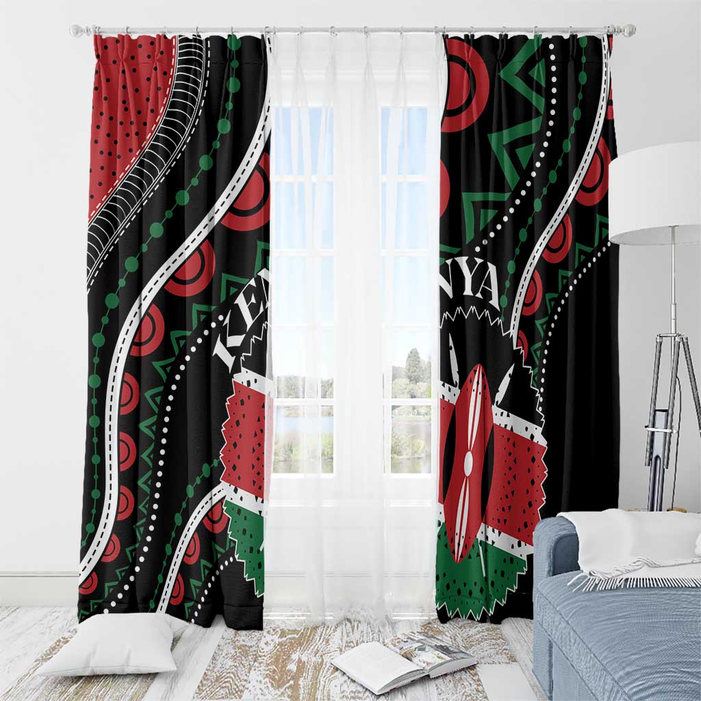 Kenya Window Curtain Harambee African Pattern - Wonder Print Shop
