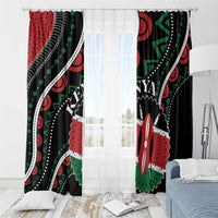 Kenya Window Curtain Harambee African Pattern - Wonder Print Shop