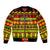 Custom Hawaii Christmas Bomber Jacket Hawaiian Quilt Pattern Reggae Version - Wonder Print Shop
