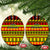 Hawaii Christmas Ceramic Ornament Hawaiian Quilt Pattern Reggae Version - Wonder Print Shop