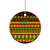 Hawaii Christmas Ceramic Ornament Hawaiian Quilt Pattern Reggae Version - Wonder Print Shop