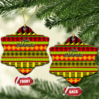 Hawaii Christmas Ceramic Ornament Hawaiian Quilt Pattern Reggae Version - Wonder Print Shop