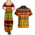 Custom Hawaii Christmas Couples Matching Summer Maxi Dress and Hawaiian Shirt Hawaiian Quilt Pattern Reggae Version - Wonder Print Shop