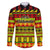 Custom Hawaii Christmas Family Matching Long Sleeve Bodycon Dress and Hawaiian Shirt Hawaiian Quilt Pattern Reggae Version - Wonder Print Shop