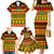 Custom Hawaii Christmas Family Matching Mermaid Dress and Hawaiian Shirt Hawaiian Quilt Pattern Reggae Version - Wonder Print Shop