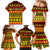 Custom Hawaii Christmas Family Matching Mermaid Dress and Hawaiian Shirt Hawaiian Quilt Pattern Reggae Version - Wonder Print Shop