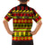 Custom Hawaii Christmas Family Matching Short Sleeve Bodycon Dress and Hawaiian Shirt Hawaiian Quilt Pattern Reggae Version - Wonder Print Shop