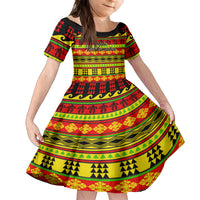 Custom Hawaii Christmas Family Matching Summer Maxi Dress and Hawaiian Shirt Hawaiian Quilt Pattern Reggae Version - Wonder Print Shop