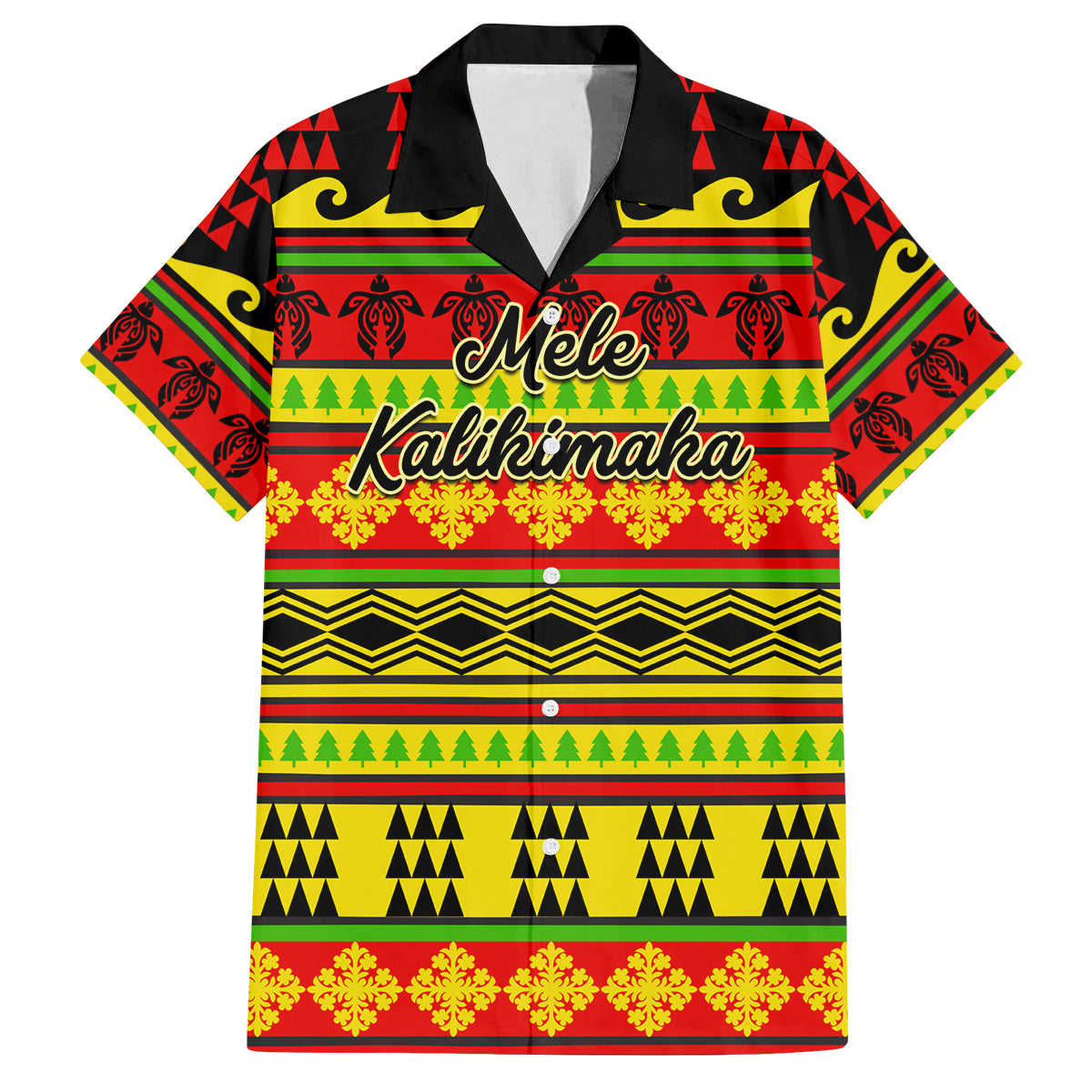 Custom Hawaii Christmas Family Matching Summer Maxi Dress and Hawaiian Shirt Hawaiian Quilt Pattern Reggae Version - Wonder Print Shop