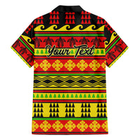 Custom Hawaii Christmas Hawaiian Shirt Hawaiian Quilt Pattern Reggae Version - Wonder Print Shop