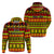 Custom Hawaii Christmas Hoodie Hawaiian Quilt Pattern Reggae Version - Wonder Print Shop