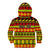 Custom Hawaii Christmas Kid Hoodie Hawaiian Quilt Pattern Reggae Version - Wonder Print Shop