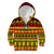 Custom Hawaii Christmas Kid Hoodie Hawaiian Quilt Pattern Reggae Version - Wonder Print Shop