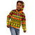 Custom Hawaii Christmas Kid Hoodie Hawaiian Quilt Pattern Reggae Version - Wonder Print Shop