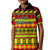 Custom Hawaii Christmas Kid Polo Shirt Hawaiian Quilt Pattern Reggae Version - Wonder Print Shop