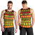 Custom Hawaii Christmas Men Tank Top Hawaiian Quilt Pattern Reggae Version - Wonder Print Shop