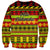 Custom Hawaii Christmas Sweatshirt Hawaiian Quilt Pattern Reggae Version - Wonder Print Shop