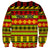 Custom Hawaii Christmas Sweatshirt Hawaiian Quilt Pattern Reggae Version - Wonder Print Shop