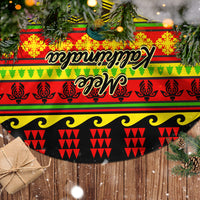 Hawaii Christmas Tree Skirt Hawaiian Quilt Pattern Reggae Version - Wonder Print Shop