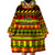 Custom Hawaii Christmas Wearable Blanket Hoodie Hawaiian Quilt Pattern Reggae Version - Wonder Print Shop