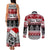 Custom New Zealand Christmas Couples Matching Tank Maxi Dress and Long Sleeve Button Shirt Maori Meri Kirihimete Moko - Wonder Print Shop
