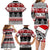 Custom New Zealand Christmas Family Matching Long Sleeve Bodycon Dress and Hawaiian Shirt Maori Meri Kirihimete Moko - Wonder Print Shop