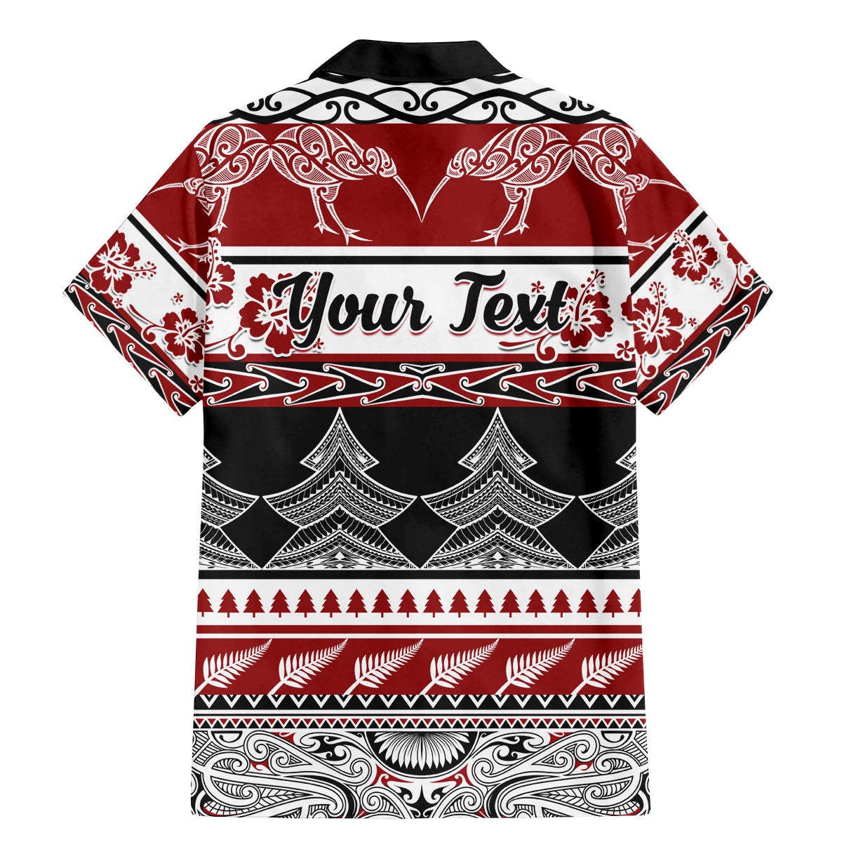Custom New Zealand Christmas Family Matching Mermaid Dress and Hawaiian Shirt Maori Meri Kirihimete Moko - Wonder Print Shop