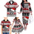 Custom New Zealand Christmas Family Matching Off Shoulder Long Sleeve Dress and Hawaiian Shirt Maori Meri Kirihimete Moko - Wonder Print Shop