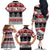 Custom New Zealand Christmas Family Matching Off Shoulder Long Sleeve Dress and Hawaiian Shirt Maori Meri Kirihimete Moko - Wonder Print Shop