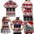 Custom New Zealand Christmas Family Matching Off Shoulder Maxi Dress and Hawaiian Shirt Maori Meri Kirihimete Moko - Wonder Print Shop