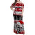 Custom New Zealand Christmas Family Matching Off Shoulder Maxi Dress and Hawaiian Shirt Maori Meri Kirihimete Moko - Wonder Print Shop