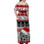 Custom New Zealand Christmas Family Matching Off Shoulder Maxi Dress and Hawaiian Shirt Maori Meri Kirihimete Moko - Wonder Print Shop