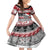 Custom New Zealand Christmas Family Matching Off Shoulder Short Dress and Hawaiian Shirt Maori Meri Kirihimete Moko - Wonder Print Shop