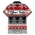 Custom New Zealand Christmas Family Matching Off Shoulder Short Dress and Hawaiian Shirt Maori Meri Kirihimete Moko - Wonder Print Shop