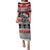 Custom New Zealand Christmas Family Matching Puletasi Dress and Hawaiian Shirt Maori Meri Kirihimete Moko - Wonder Print Shop