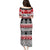 Custom New Zealand Christmas Family Matching Puletasi Dress and Hawaiian Shirt Maori Meri Kirihimete Moko - Wonder Print Shop
