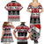 Custom New Zealand Christmas Family Matching Summer Maxi Dress and Hawaiian Shirt Maori Meri Kirihimete Moko - Wonder Print Shop