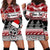 Custom New Zealand Christmas Hoodie Dress Maori Meri Kirihimete Moko - Wonder Print Shop