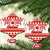 Canada Christmas Ceramic Ornament Maple Leaf Unique Style - Wonder Print Shop