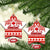Canada Christmas Ceramic Ornament Maple Leaf Unique Style - Wonder Print Shop