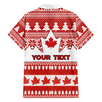 Custom Canada Christmas Hawaiian Shirt Maple Leaf Unique Style - Wonder Print Shop