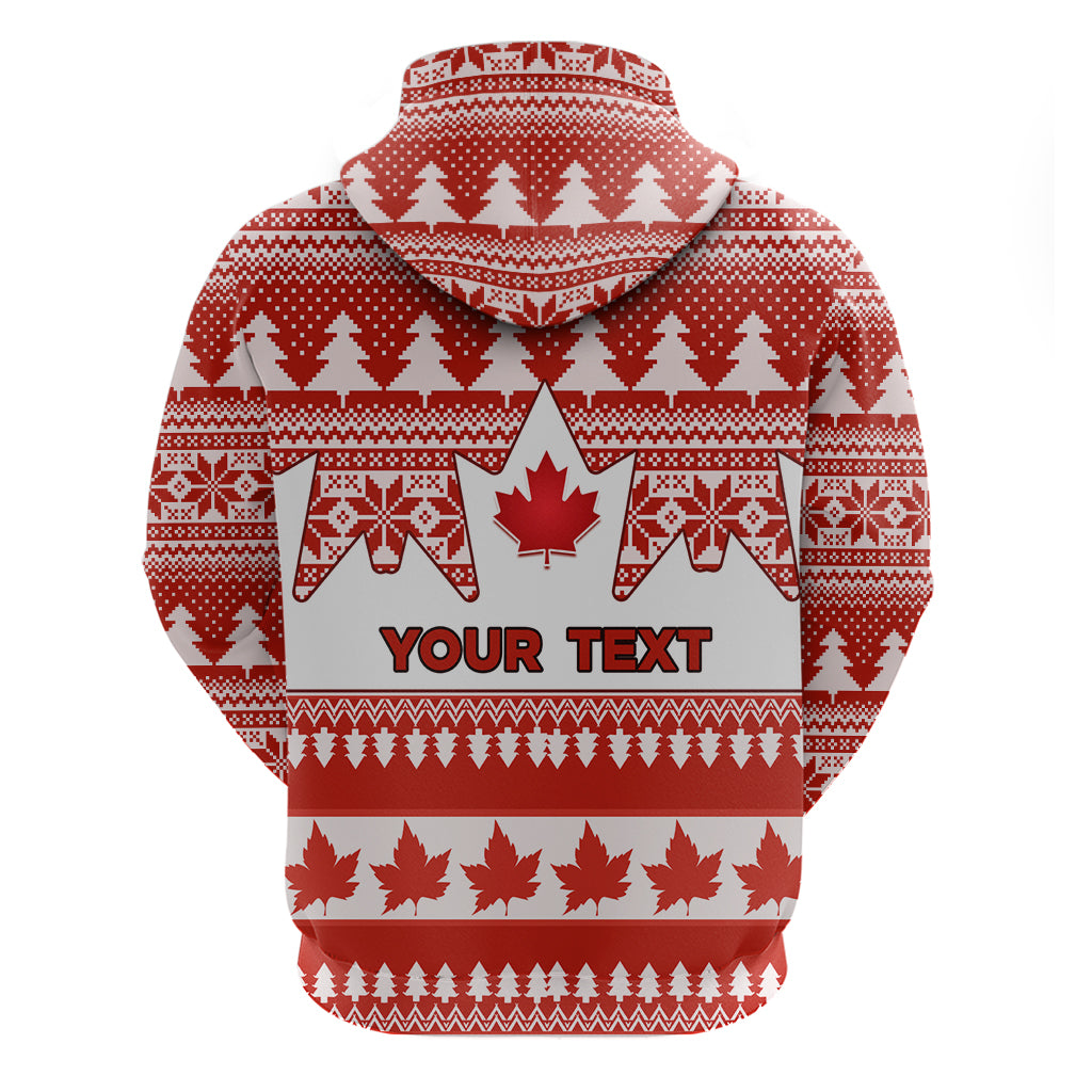 Custom Canada Christmas Hoodie Maple Leaf Unique Style - Wonder Print Shop