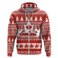 Custom Canada Christmas Hoodie Maple Leaf Unique Style - Wonder Print Shop